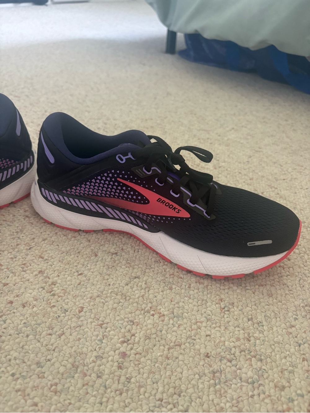 Brooks Women's Purple and Coral Running Shoes - Picture 2 of 8